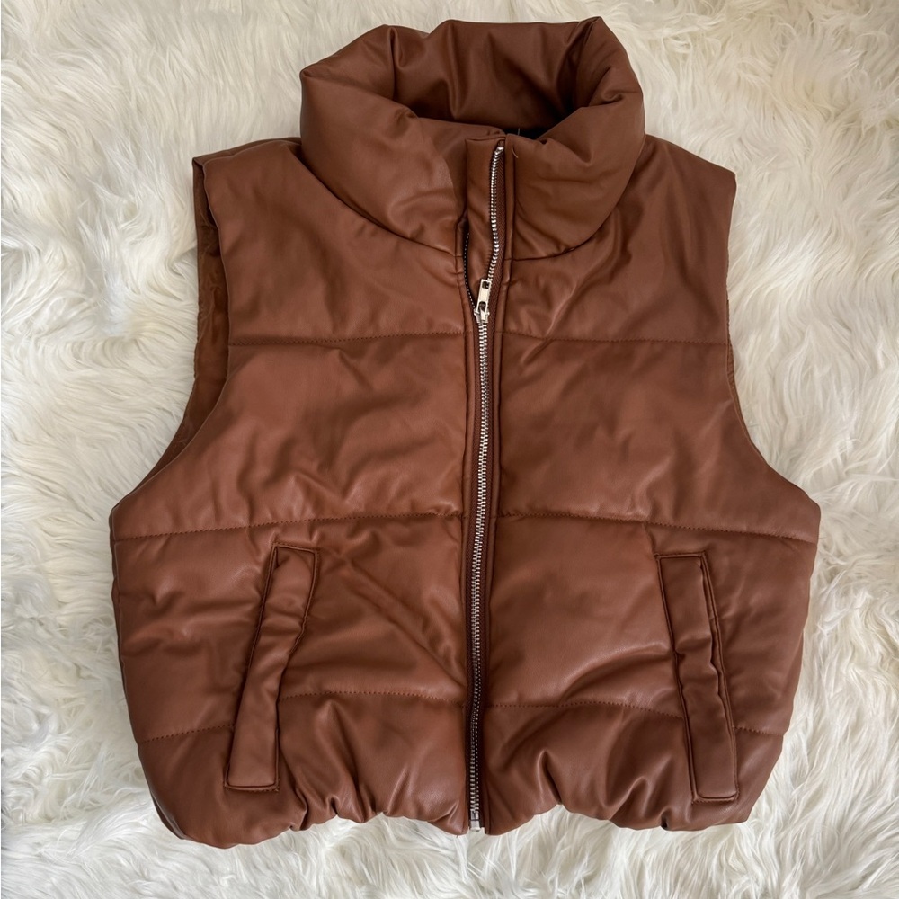 Ambiance Tan Puffer Jacket